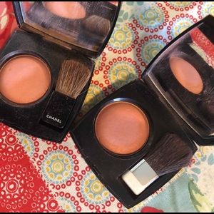Set of 2 Chanel “Rose bronze” blush 🎀 Used twice!